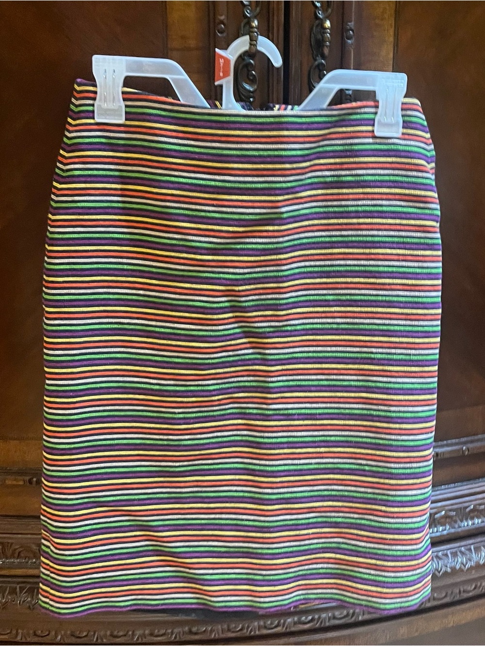 Talbot’s Striped Pencil Skirt Size 2 - Picture 3 of 8